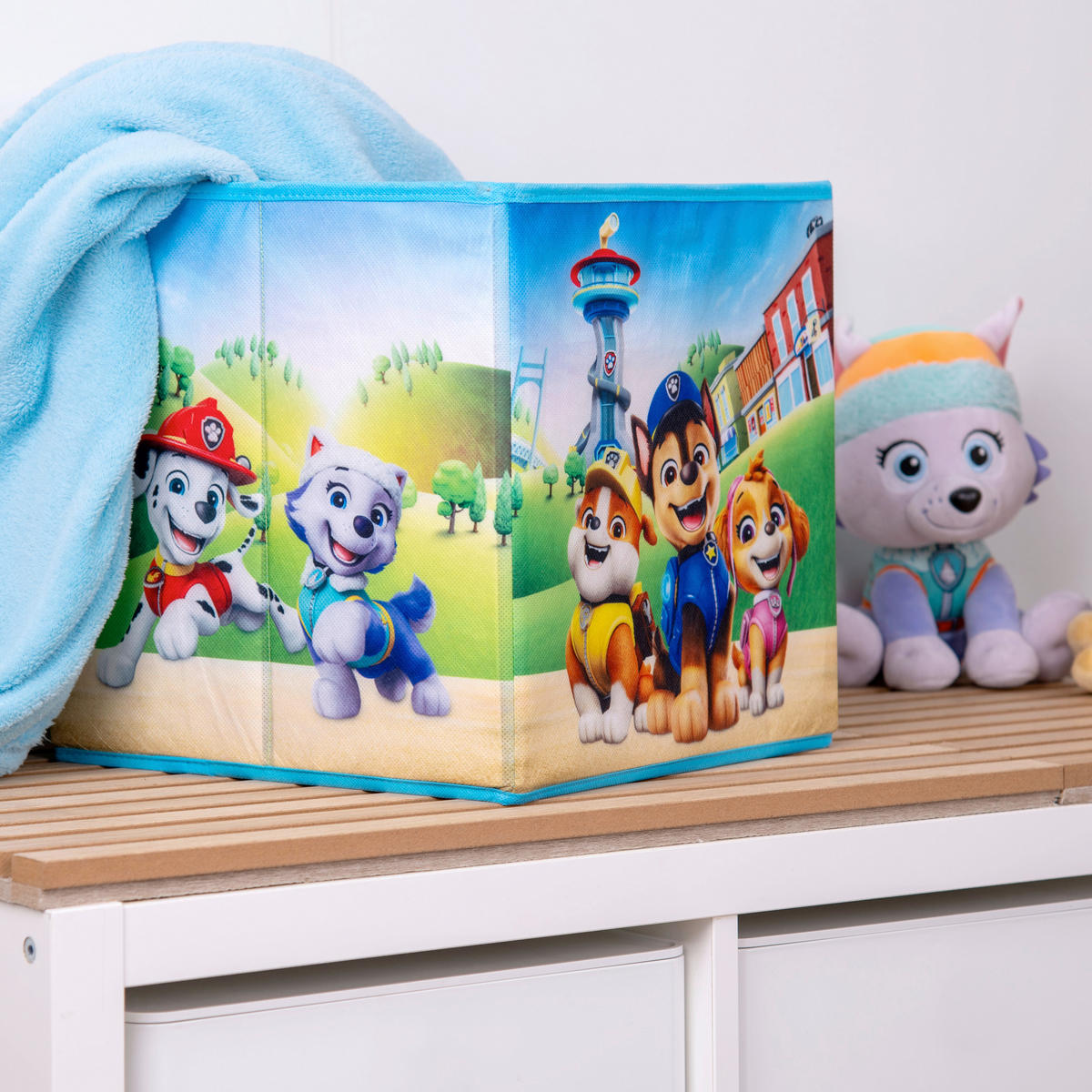 AUFBEWAHRUNGSBOX  - Multicolor/Hellgrün, Basics, Textil (30/30/30cm) - Herding