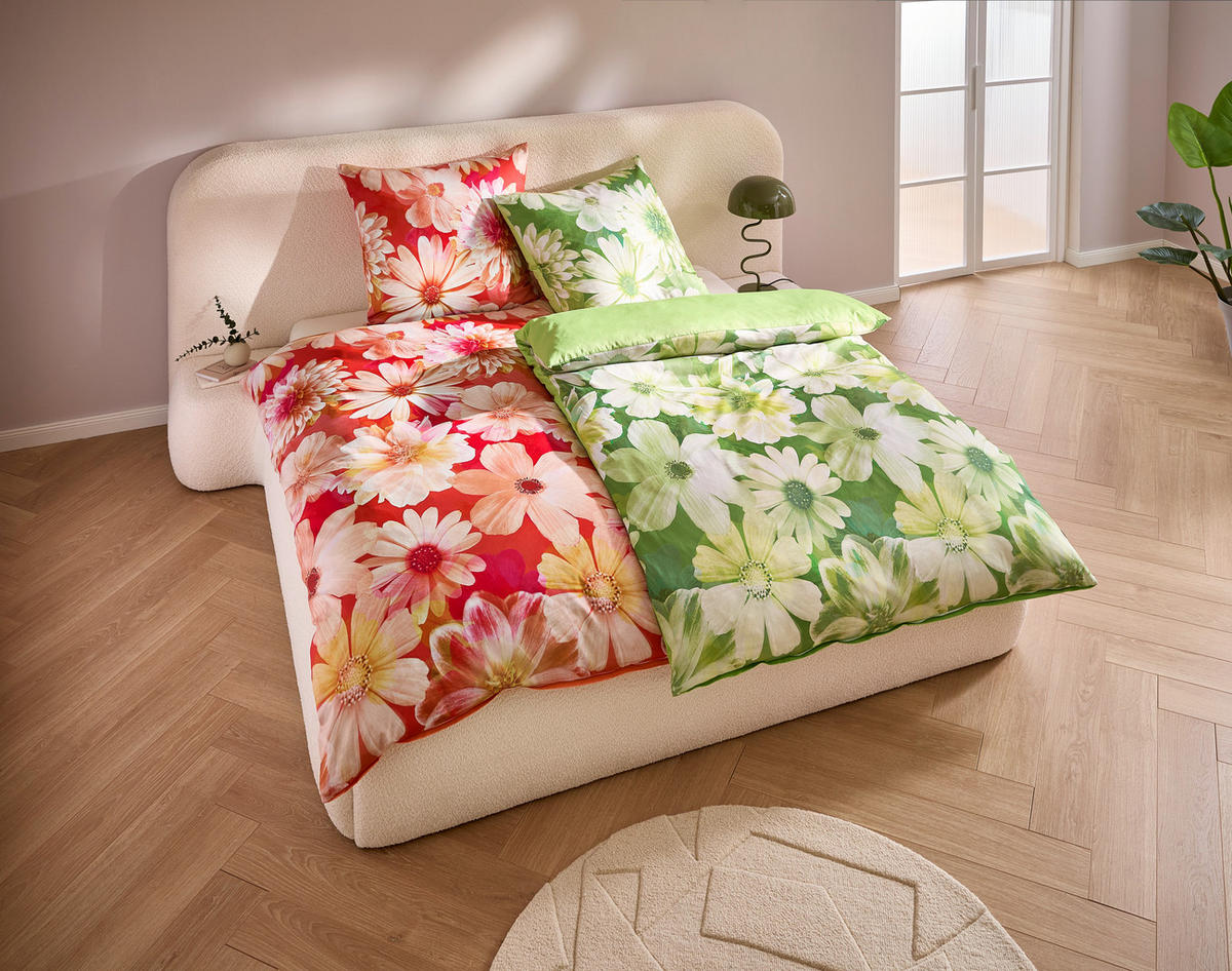 WENDEBETTWÄSCHE 135/200 cm  - Koralle, Textil (135/200cm) - Bio:Vio