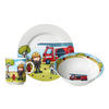 KINDERGESCHIRRSET Feuerwehrmann Porzellan 3-teilig  - Multicolor, KONVENTIONELL, Keramik (20/20/11cm) - Ritzenhoff Breker