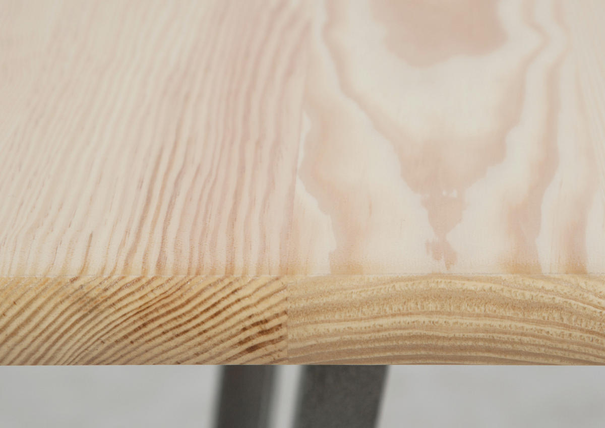 STEHTISCH Kiefer Grau, Kieferfarben  - Grau/Kieferfarben, MODERN, Holz/Metall (80/80/110cm) - Gardenson