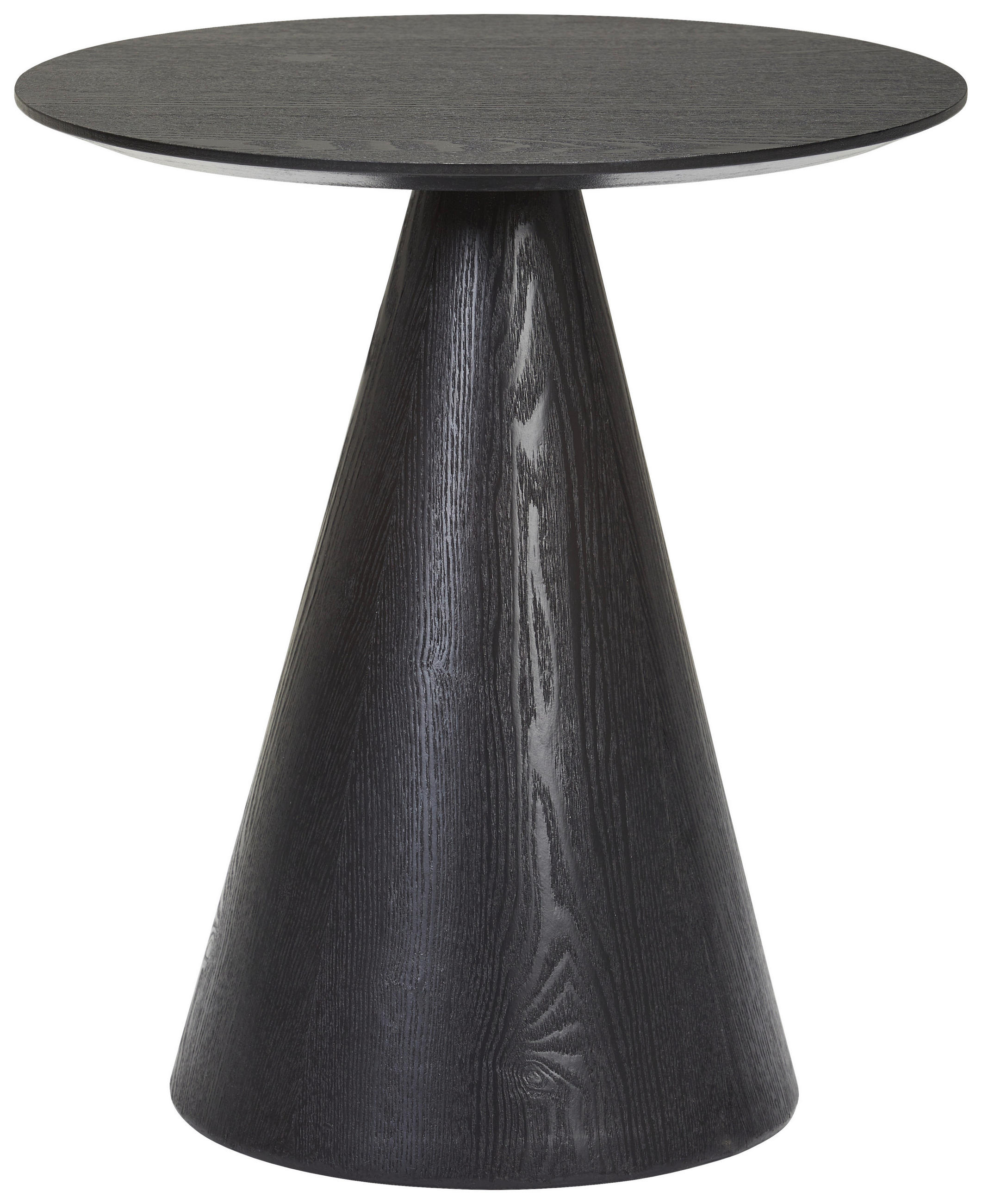 BEISTELLTISCH 40/40/40 cm Schwarz rund  - Schwarz, Trend, Holzwerkstoff (40/40/40cm) - Xora