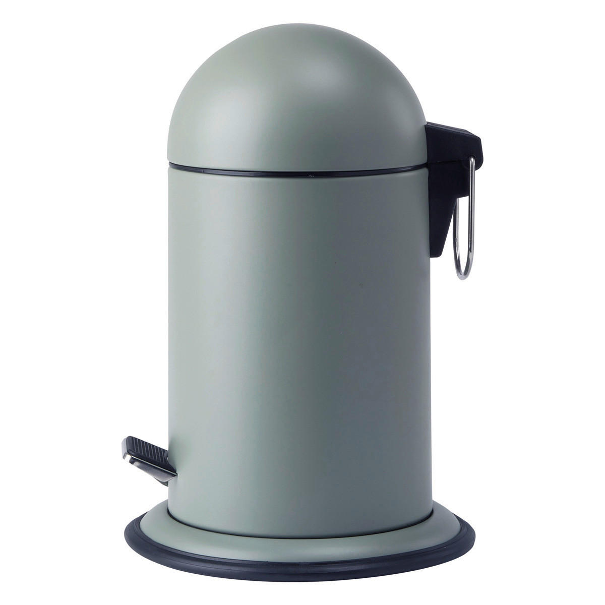 TRETEIMER Ona 3 L  - Schwarz/Grün, Basics, Kunststoff/Metall (17/34cm) - Aquanova