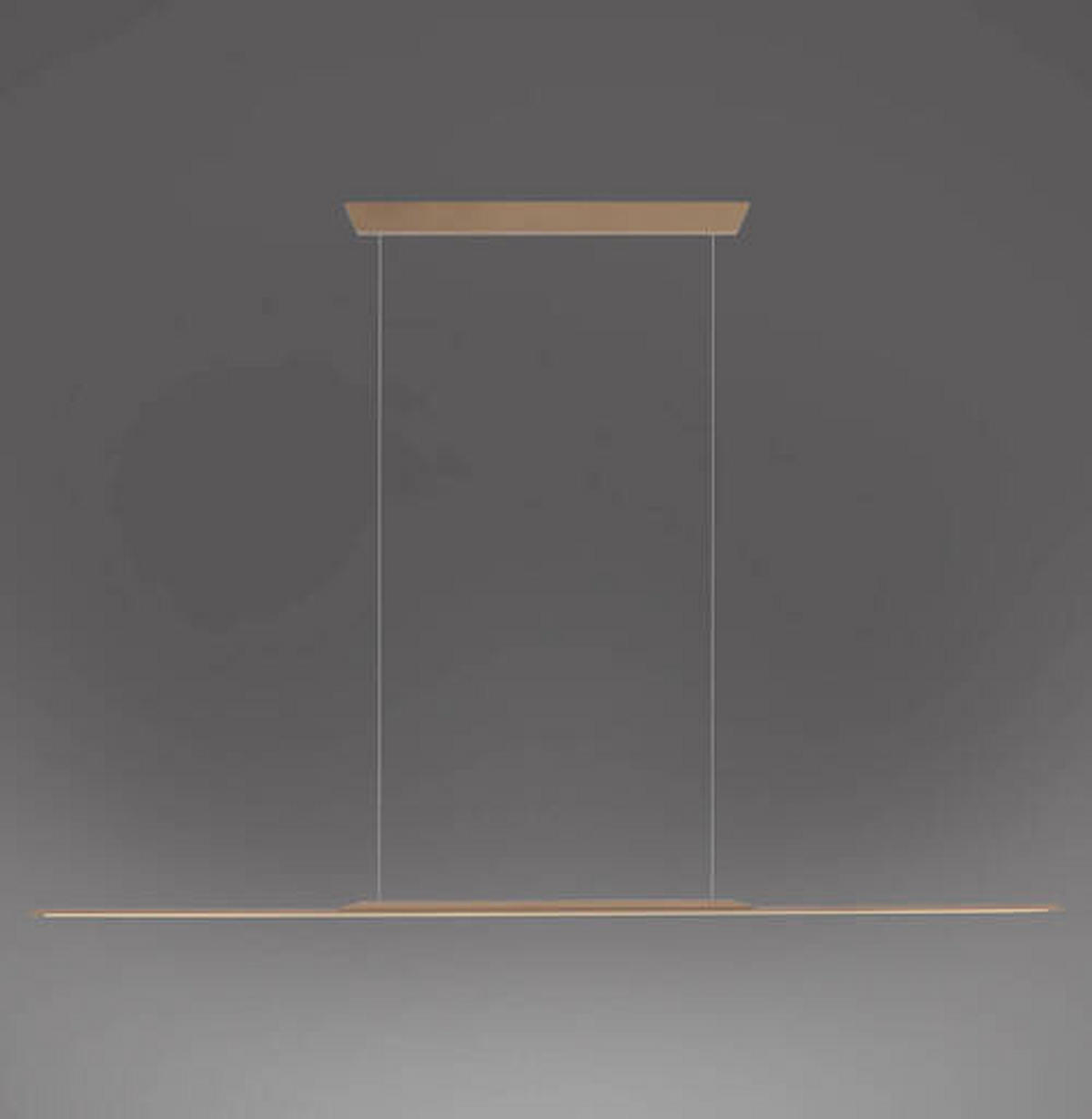 LED SVJETILJKA VISEĆA    125/2,5/150 cm     - brončane boje, Design, metal/plastika (125/2,5/150cm)