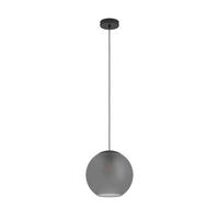 HÄNGELEUCHTE 30/150 cm  - Schwarz/Grau, Design, Glas/Metall (30/150cm)