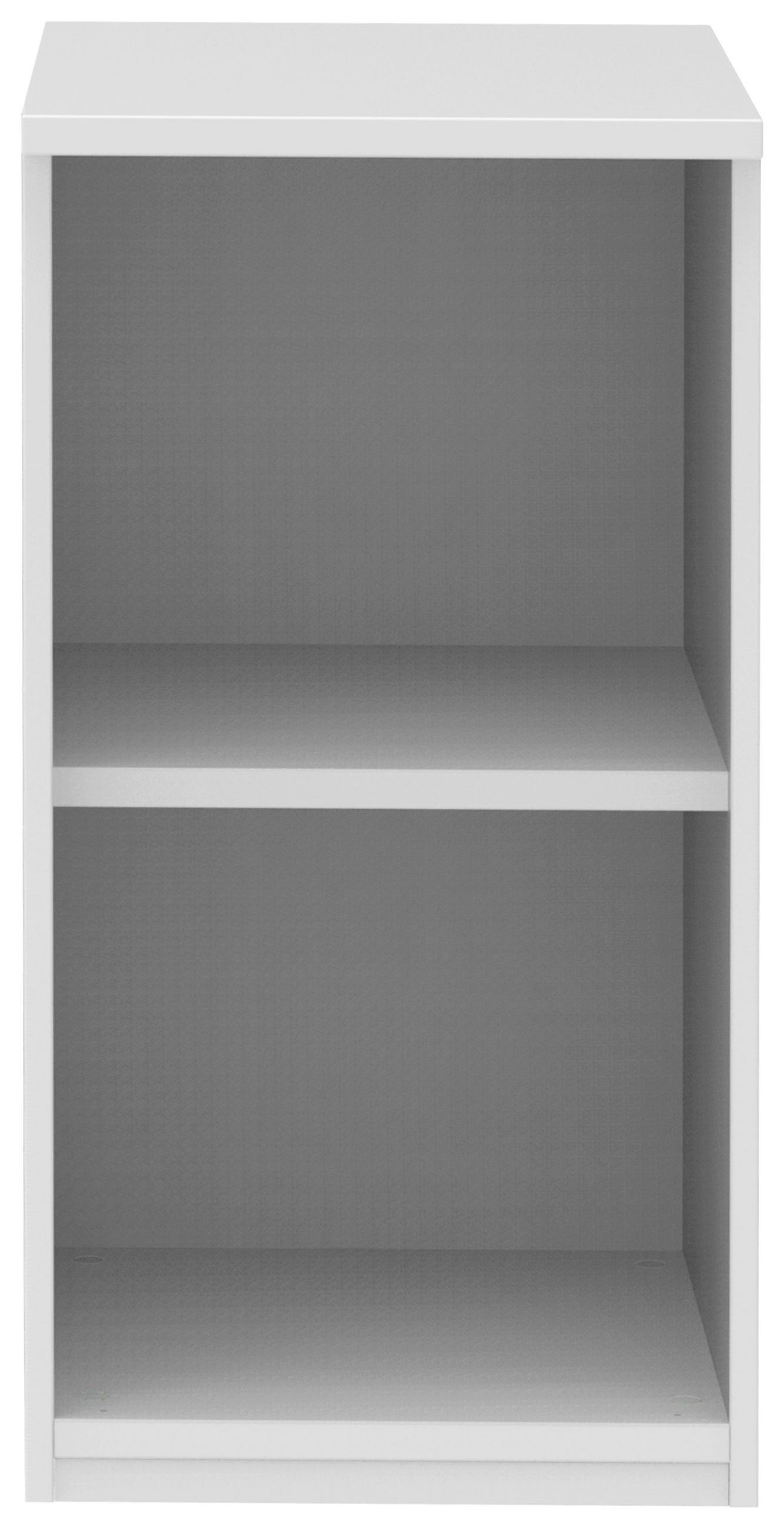 AKTENREGAL Weiß  - Weiß, KONVENTIONELL, Holzwerkstoff (40/76,5/43cm) - Moderano