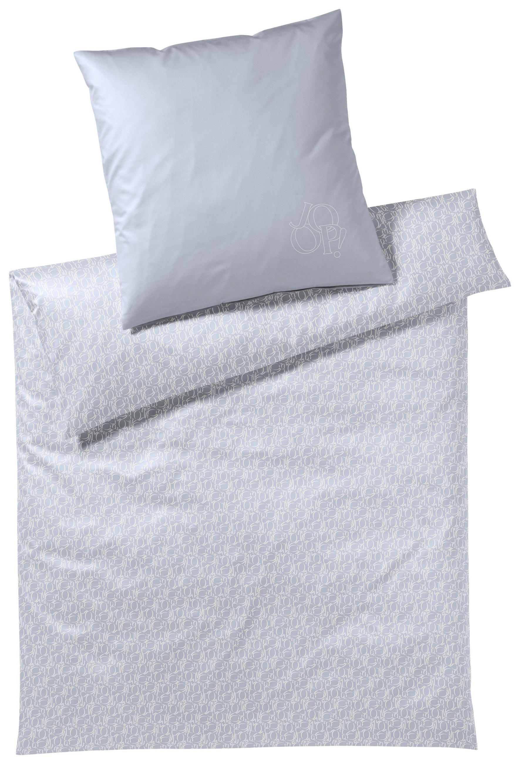 BETTWÄSCHE Statement Makosatin 200/220 cm  - Blau, Design, Textil (200/220cm) - Joop!