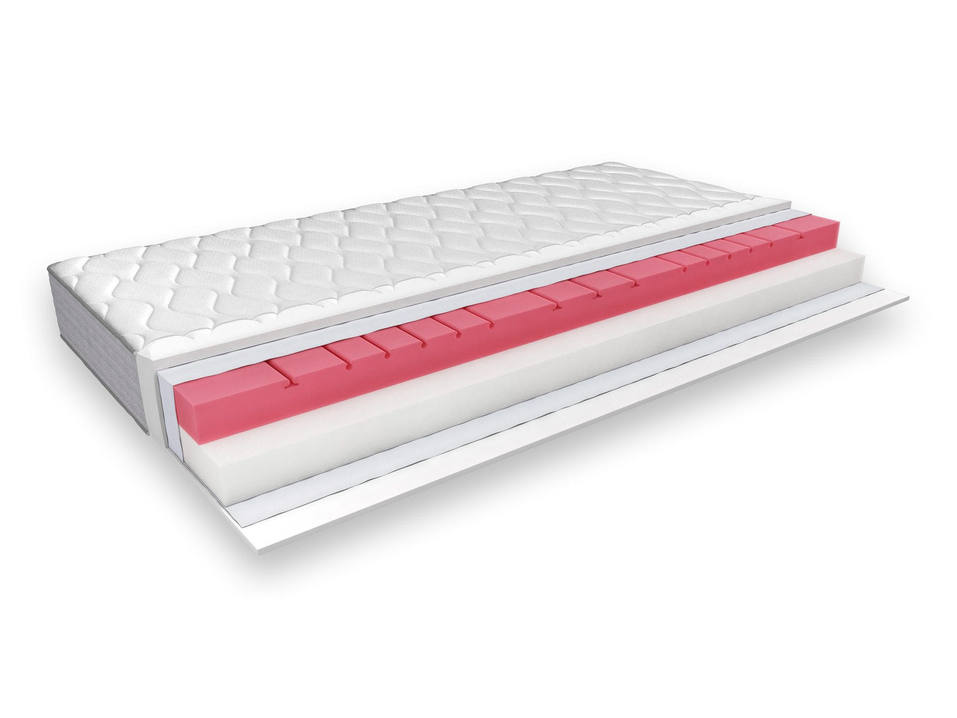 VZMETNICA 120/200 cm - bela, Moderno, tekstil (120/200cm) - Swedish Line