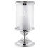 WINDLICHT - Klar/Silberfarben, Design, Glas/Metall (15-20/31,5cm) - Ambia Home WINDLICHT - Klar/Silberfarben, Design, Glas/Metall (15-20/31,5cm) - Ambia Home