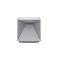 AKKU-TISCHLEUCHTE Nutalis 10/10/10 cm   - Hellgrau, Design, Metall (10/10/10cm)