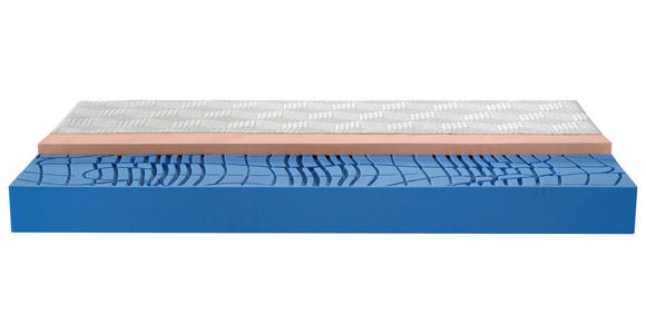 GELSCHAUMMATRATZE 90/200 cm Höhe ca. 22 cm  - Weiß, Basics, Textil (90/200cm) - Dieter Knoll