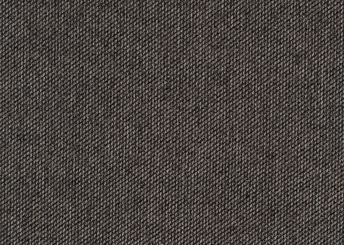 ECKSOFA in Webstoff Graubraun  - Graubraun/Schwarz, Design, Textil/Metall (216/300cm) - Welnova