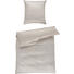 BETTWÄSCHE Satin Beige 155/220 cm - Beige, Basics, Textil (155/220cm) - JANINE
