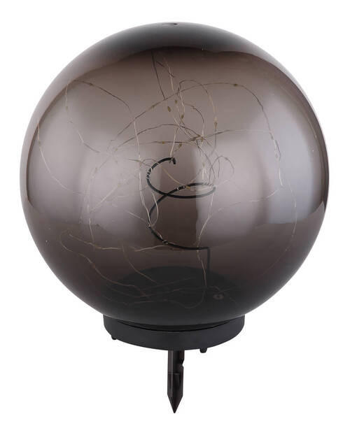 SOLARLEUCHTE 30/40 cm   - Grau, Basics, Kunststoff (30/40cm) - Globo