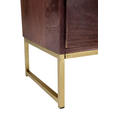 KOMMODE in 45/60/33 cm - Goldfarben/Braun, Trend, Holz/Metall (45/60/33cm) - Landscape