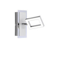 LED-WANDLEUCHTE   - Chromfarben/Weiß, Design, Kunststoff/Metall (14,5/7/15,4cm) - Paul Neuhaus
