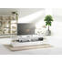 TV-ELEMENT Grau, Weiß - Weiß/Grau, MODERN, Holzwerkstoff (200/52/50cm)