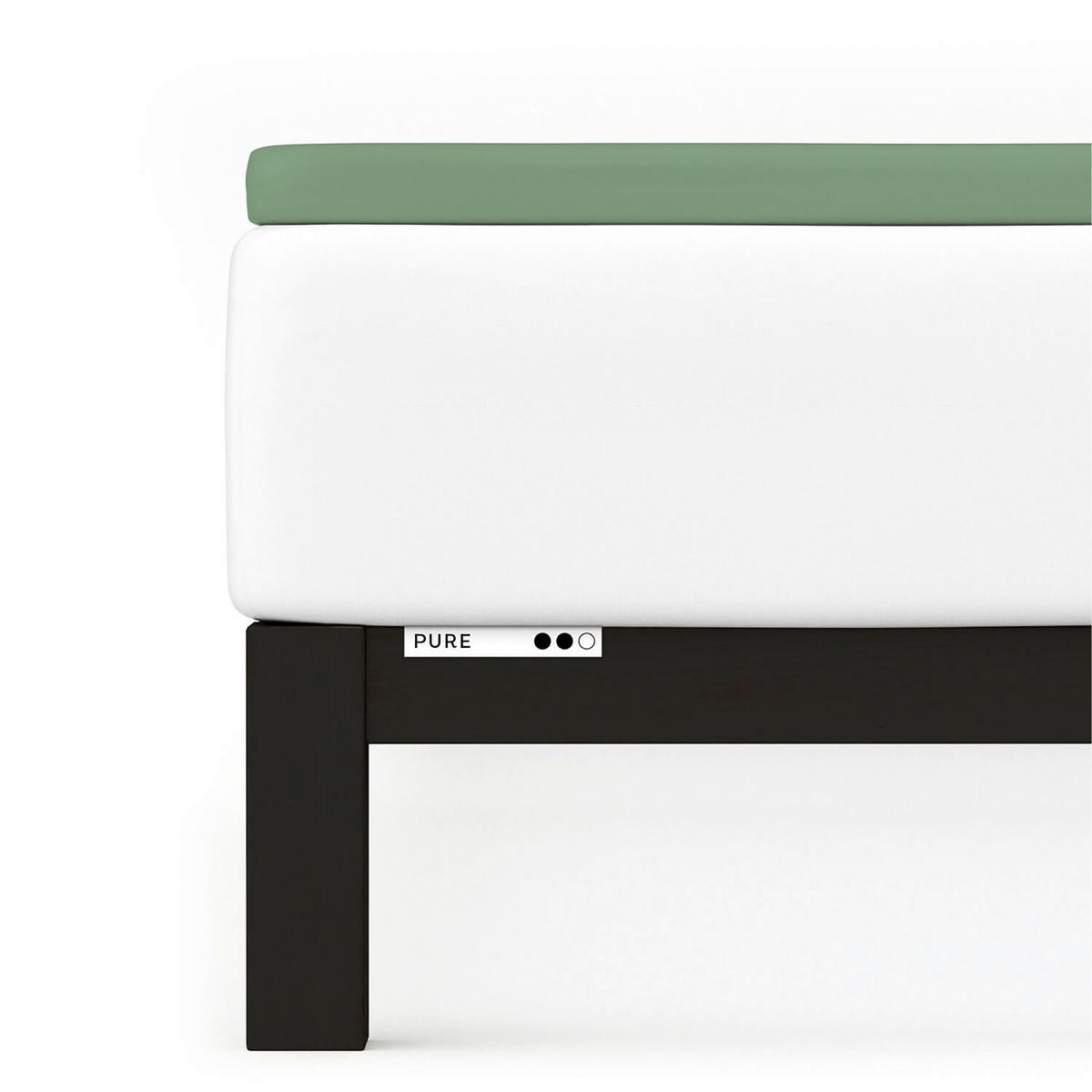 TOPPER-SPANNLEINTUCH 90-100/190-220 cm Jersey  - Grün, Basics, Textil (90-100/190-220cm) - Schlafgut