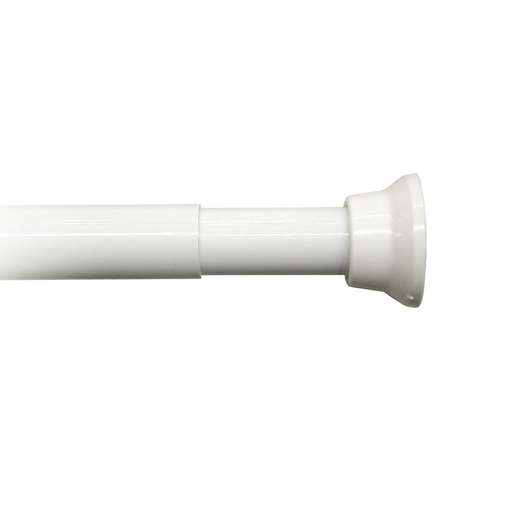 DUSCHDRAPERISTÅNG  - vit, Basics, metall (70-120cm)