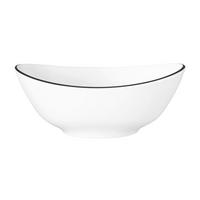 SCHÜSSEL Modern Life Black line   - Schwarz/Weiß, KONVENTIONELL, Keramik (18,5cm) - Seltmann Weiden