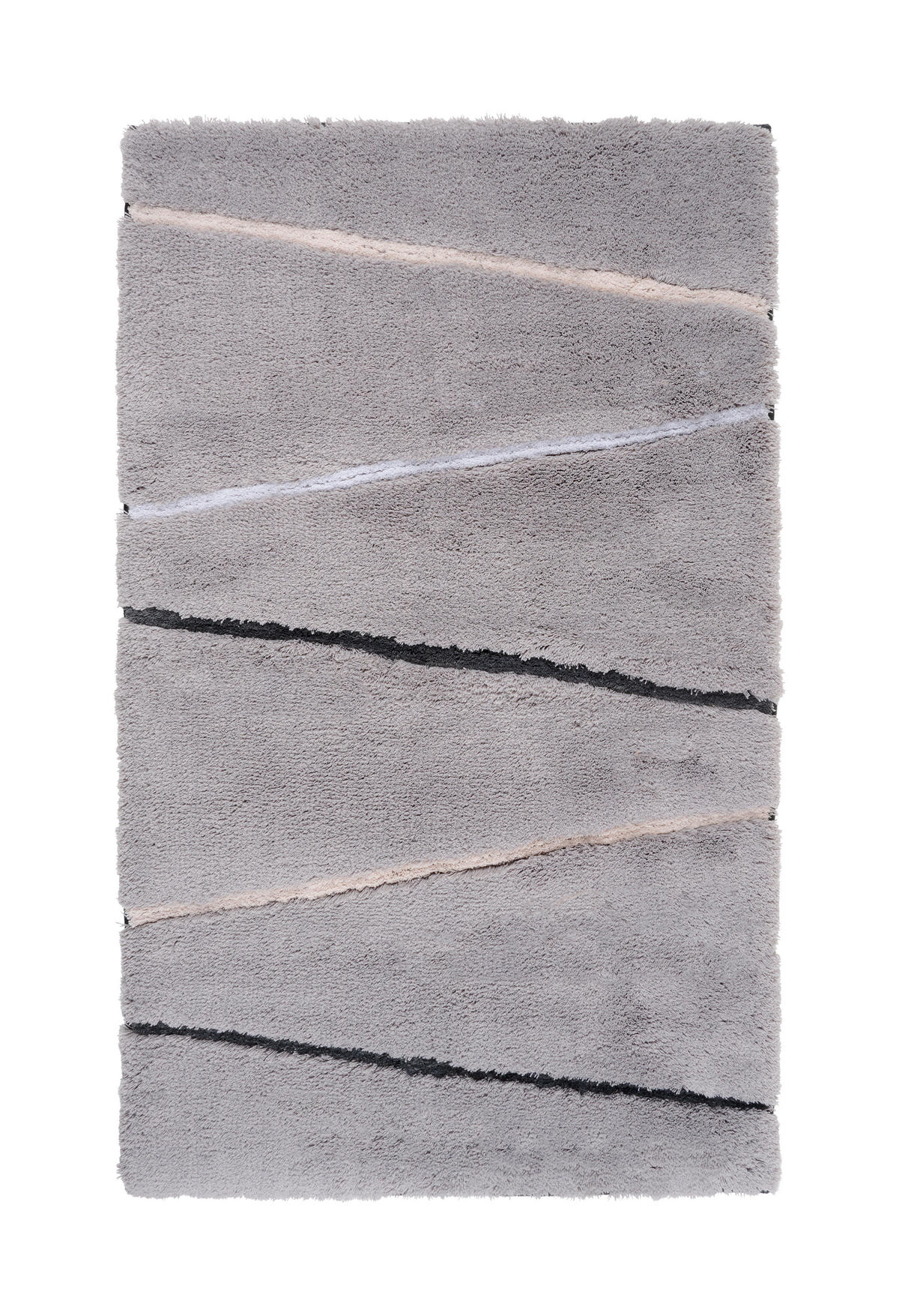 BADEMATTE Batex Hellgrau 60/100 cm  - Hellgrau, Basics, Naturmaterialien/Textil (60/100cm) - Dieter Knoll