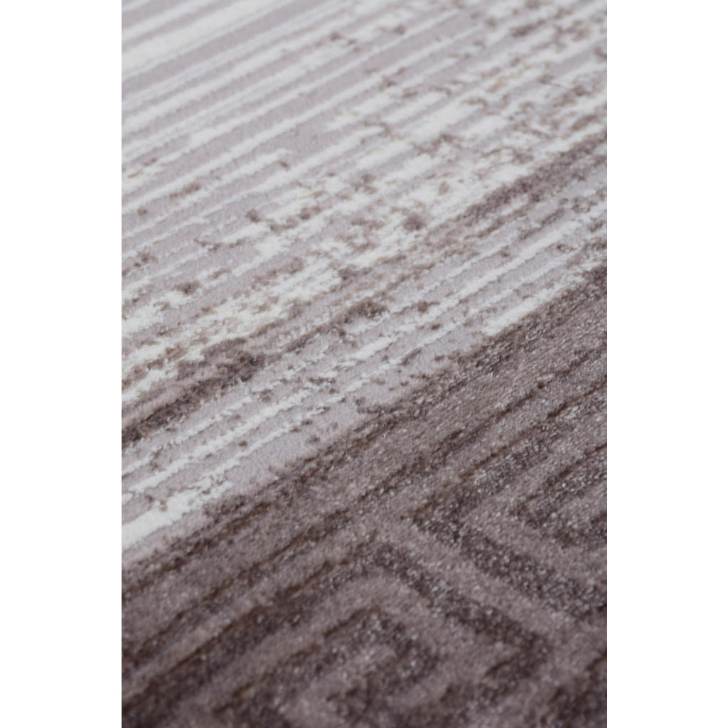 Thumbnail - Novel Vintage-Teppich Samt, Braun, Hellgrau, Textil, Vintage, rechteckig, 160x230 cm, Teppiche & Böden, Teppiche, Vintag...