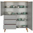 HIGHBOARD 109/137/43 cm - Eichefarben/Grau, MODERN, Holz/Holzwerkstoff (109/137/43cm) - Lomoco HIGHBOARD 109/137/43 cm - Eichefarben/Grau, MODERN, Holz/Holzwerkstoff (109/137/43cm) - Lomoco