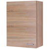 KÜCHENOBERSCHRANK 60/89/32 cm  in Sonoma Eiche, Weiß  - Alufarben/Weiß, KONVENTIONELL, Holzwerkstoff/Kunststoff (60/89/32cm) - FlexWell