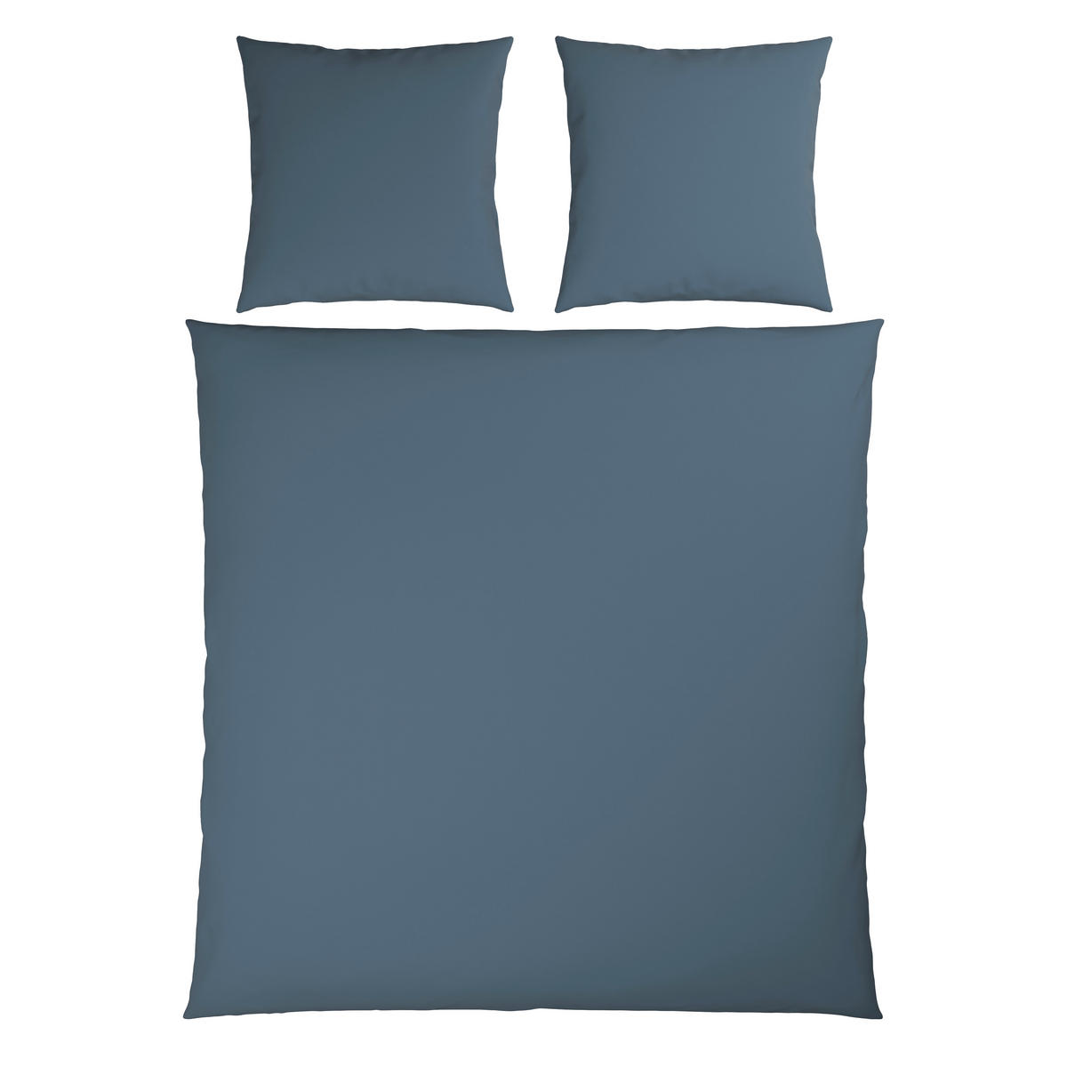 BETTWÄSCHE Kyoto Flachgewebe 200/200 cm  - Dunkelblau, Basics, Textil (200/200cm) - Bio:Vio