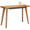 KONSOLENTISCH in Holz, Textil 110/45/75 cm    - Wildeiche/Schlammfarben, Natur, Holz/Textil (110/45/75cm) - Linea Natura