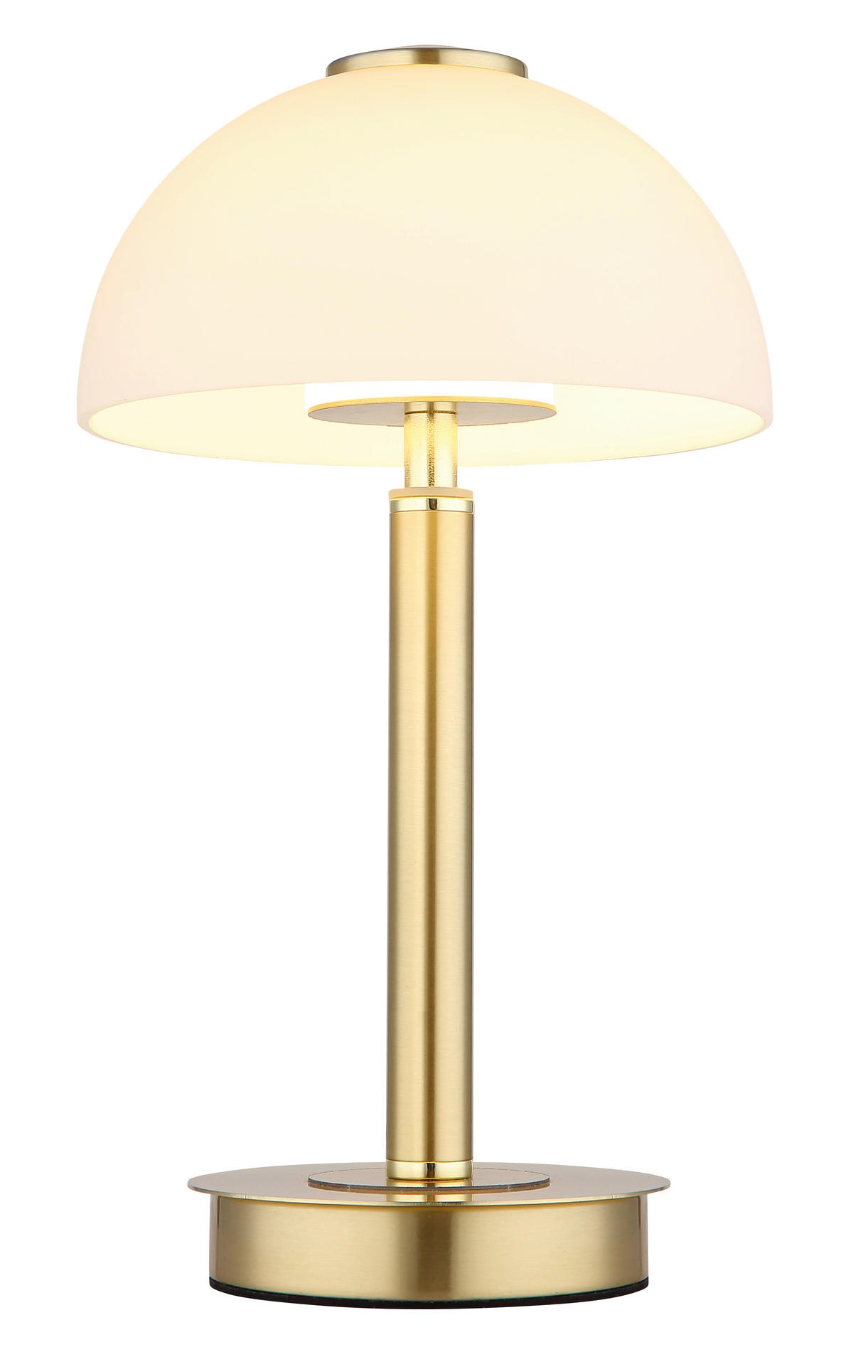STOLNÍ LED LAMPA, dotykový stmívač, 18/31,5 cm  - černá/barvy mosazi, Design, kov/plast (18/31,5cm) - Globo