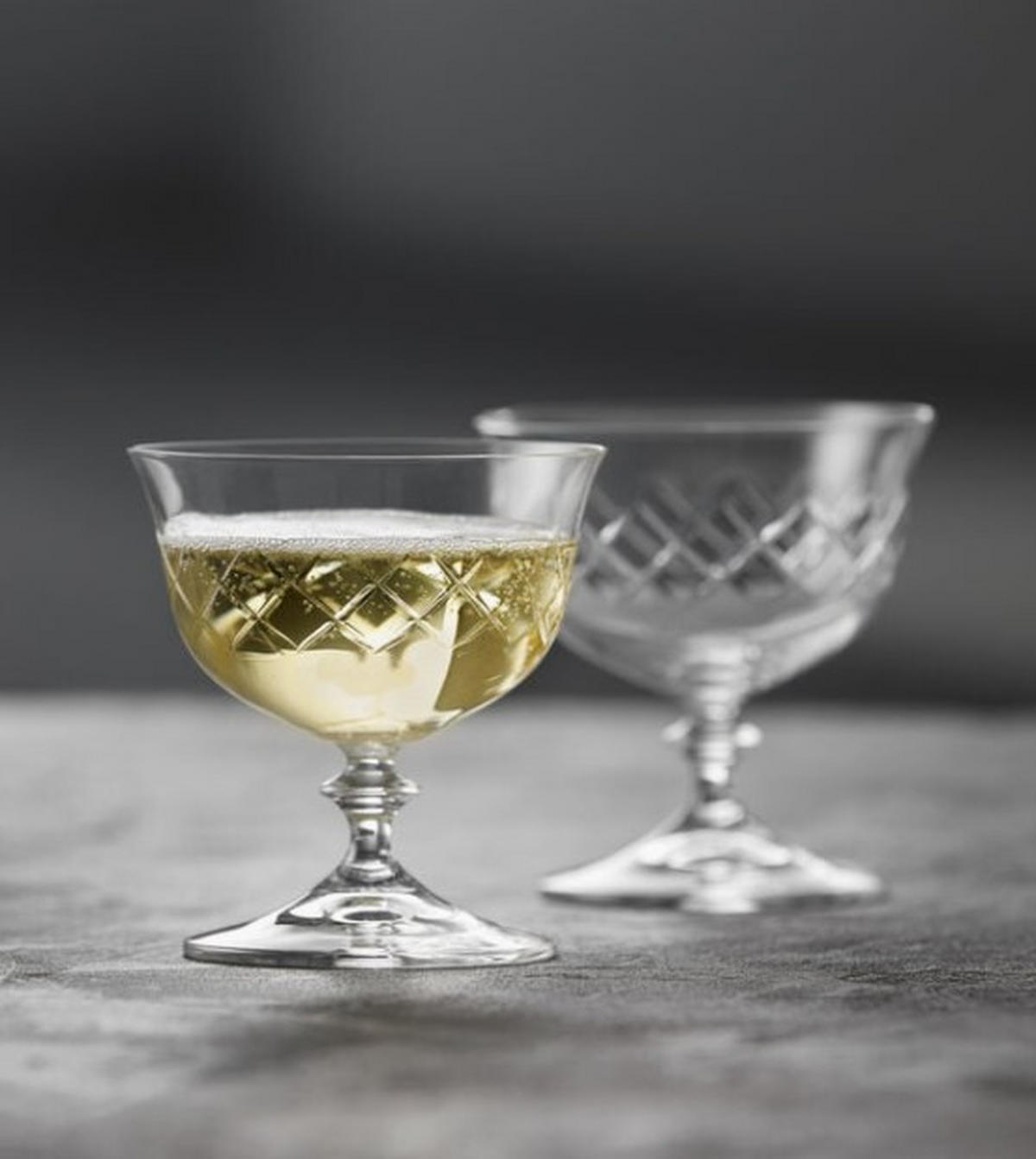 CHAMPAGNEGLAS 2 delar  - Basics, glas