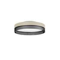 LED-DECKENLEUCHTE 45 cm  - Greige, Design, Metall (45cm) - Hell