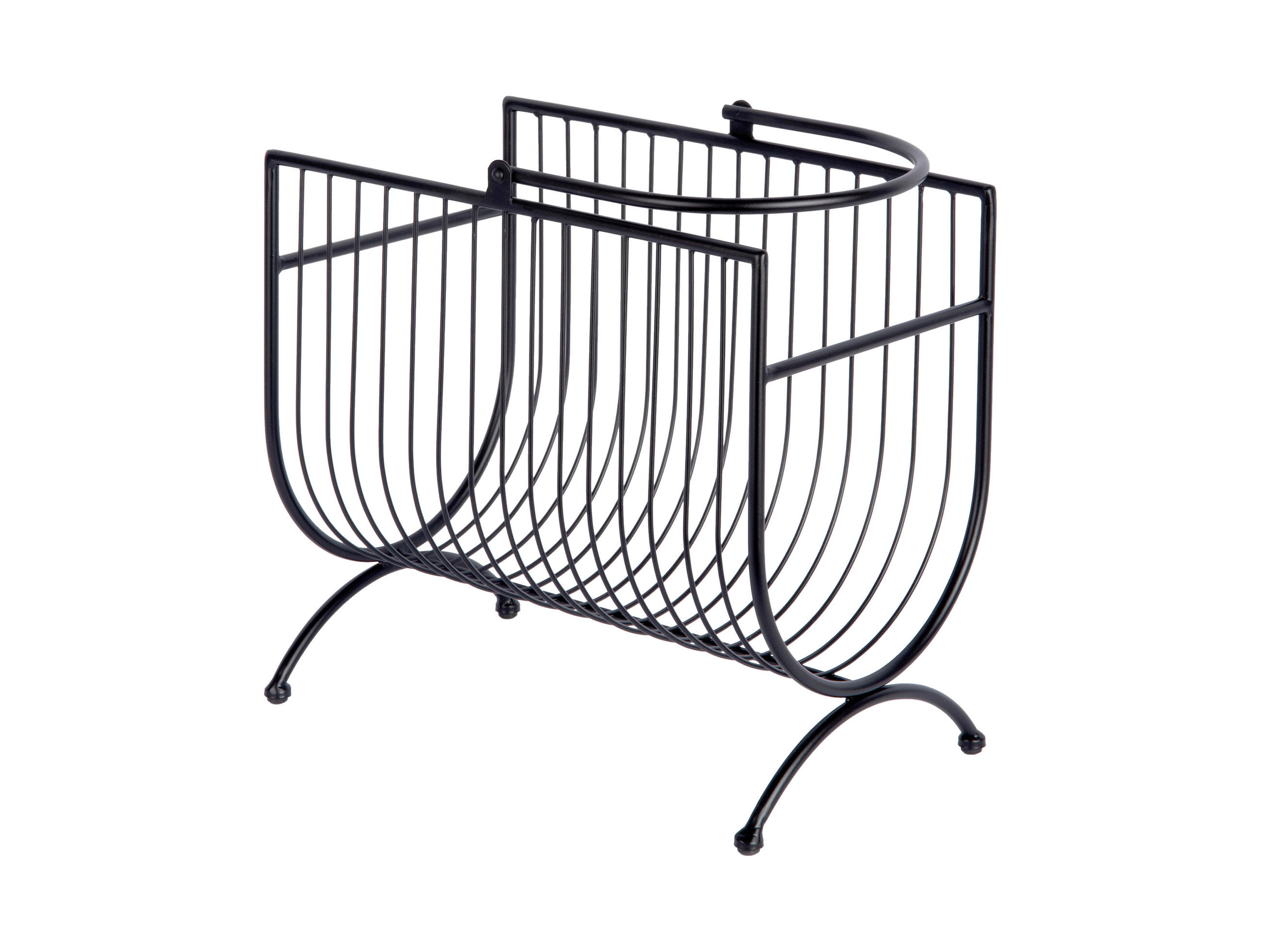 ZEITSCHRIFTENORDNER Metall Schwarz  - Schwarz, Basics, Metall (35/20.5/50cm) - Leitmotiv