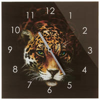 NÁSTĚNNÉ HODINY, 30/30/3,1 cm - Design, sklo (30/30/3,1cm) - Euroart