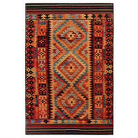 COVOR PENTRU EXTERIOR   - multicolor/roșu, Design, textil (200/290cm) - Novel
