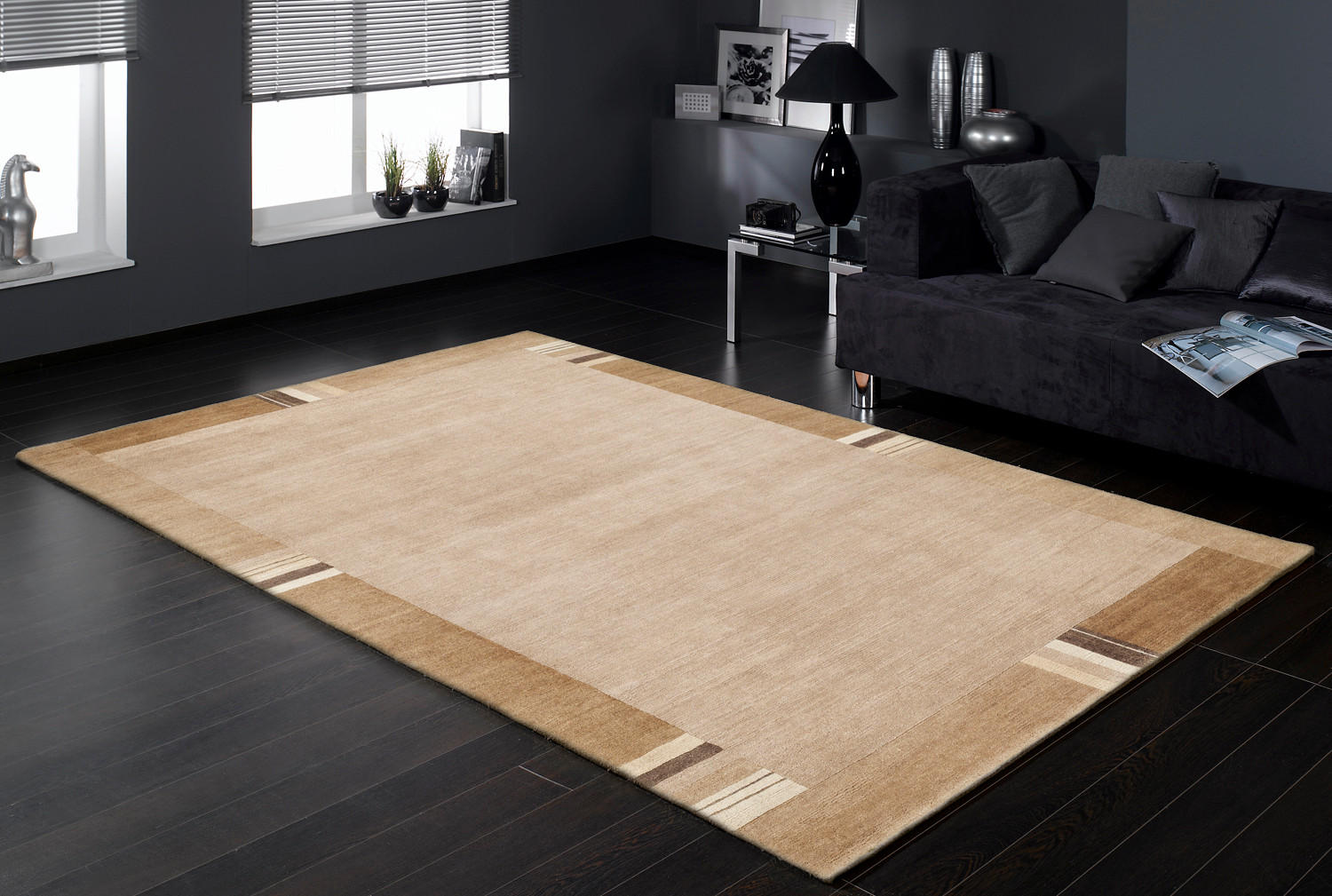 WOLLTEPPICH 200/250 cm Sensation Silk Lakir Hellbraun  - Hellbraun, LIFESTYLE, Textil (200/250cm) - Cazaris