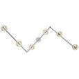 LED-STRAHLER - Weiß, Design, Kunststoff/Metall (11/180cm) - Novel