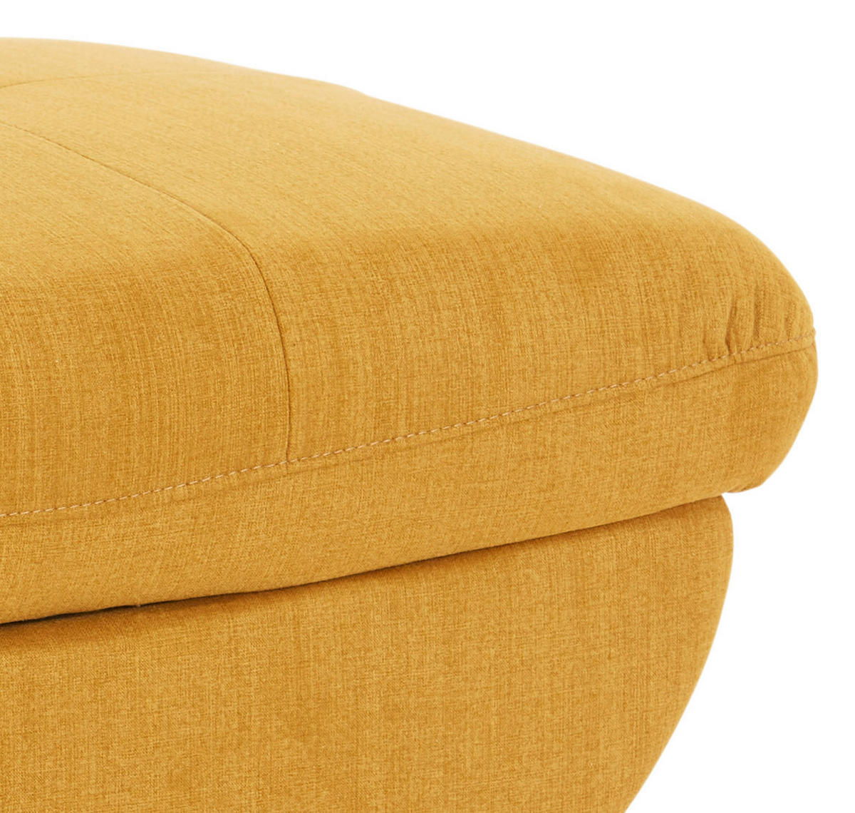 HOCKER in Textil Currygelb  - Currygelb/Schwarz, Modern, Kunststoff/Textil (107/75cm) - MID.YOU