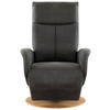 DREHSTUHL  in Mikrofaser Anthrazit  - Eichefarben/Anthrazit, Konventionell, Holz/Textil (75/112/82cm) - Sit & More