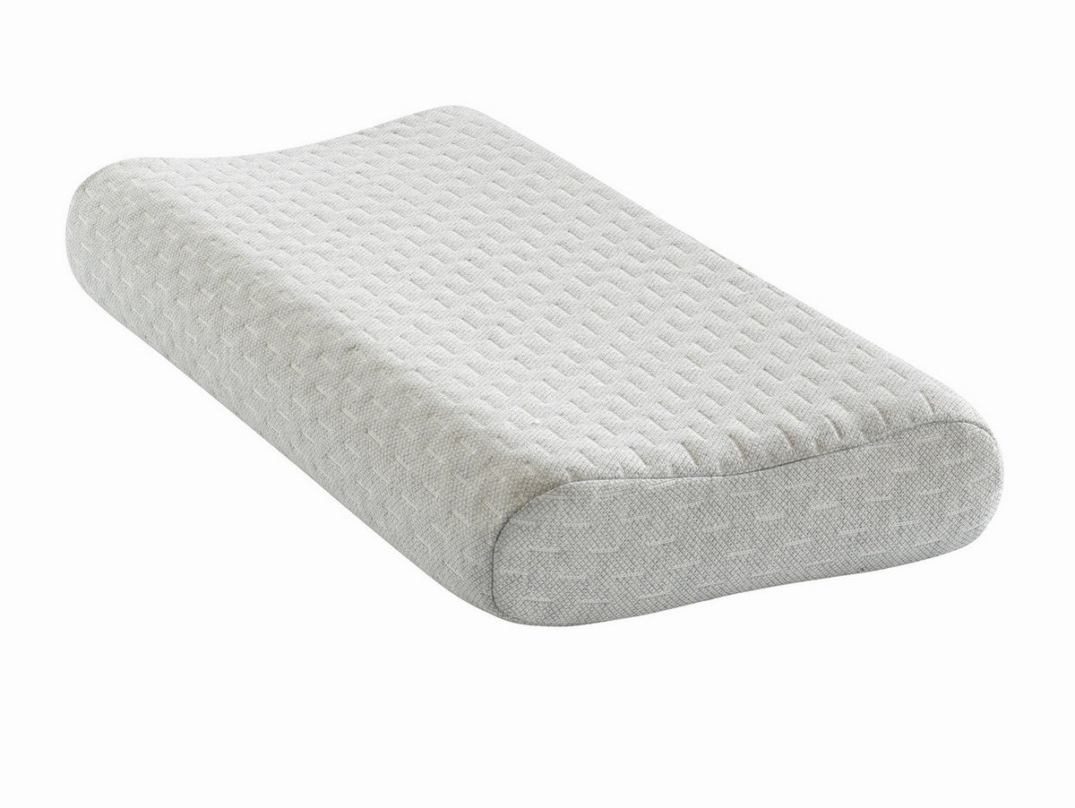 NACKENKISSEN 33/62 cm  - Weiß, Basics, Textil (33/62cm)