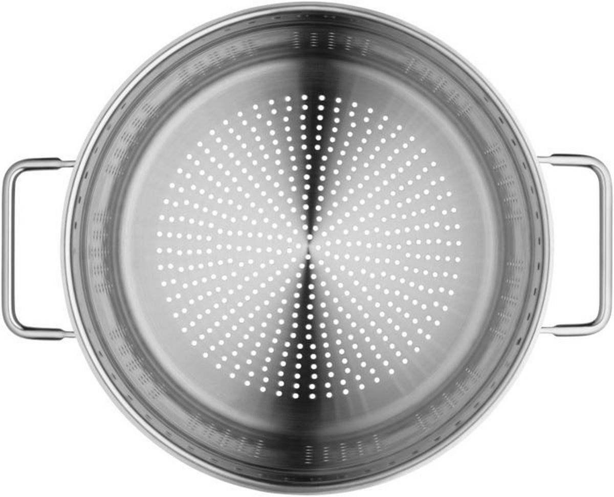 PASTATOPF 7,0 L  - Klar/Edelstahlfarben, Basics, Glas/Metall (24cm) - WMF