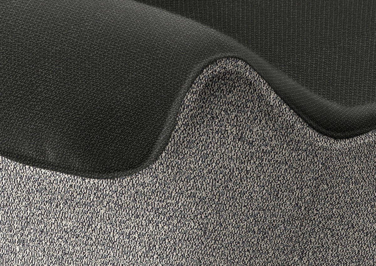 ECKBANK in Textil Anthrazit, Grau  - Eichefarben/Anthrazit, Design, Holz/Textil (162/237cm) - Koinor