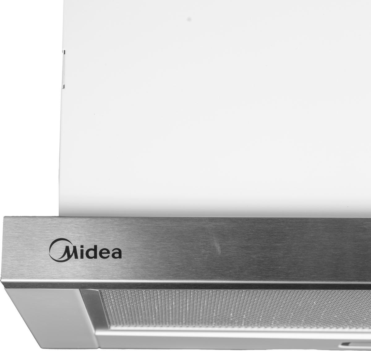DUNSTABZUGSHAUBE HU 60L07  - Weiß, Basics, Metall (59,5/25,5/30,8cm) - Midea