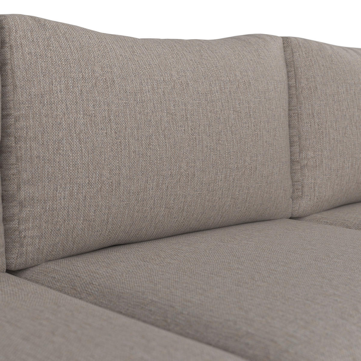 ENSEMBLE LOUNGE 3-teilig  - Anthrazit/Naturfarben, Modern, Holz/Textil (286/166cm) - Amatio