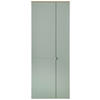 GARDEROBENSCHRANK Bari  in 78/202/38 cm  - Salbeigrün/Silberfarben, Design, Holzwerkstoff/Kunststoff (78/202/38cm)