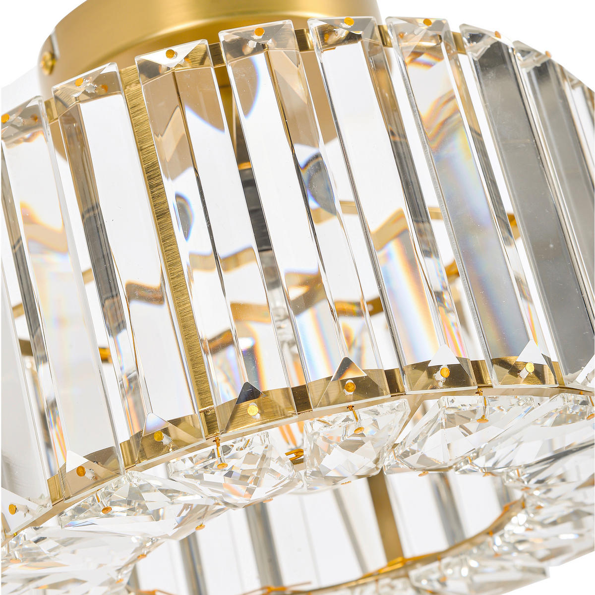 HÄNGELEUCHTE  - Goldfarben, KONVENTIONELL, Glas (18.6/24.5/24.5cm)