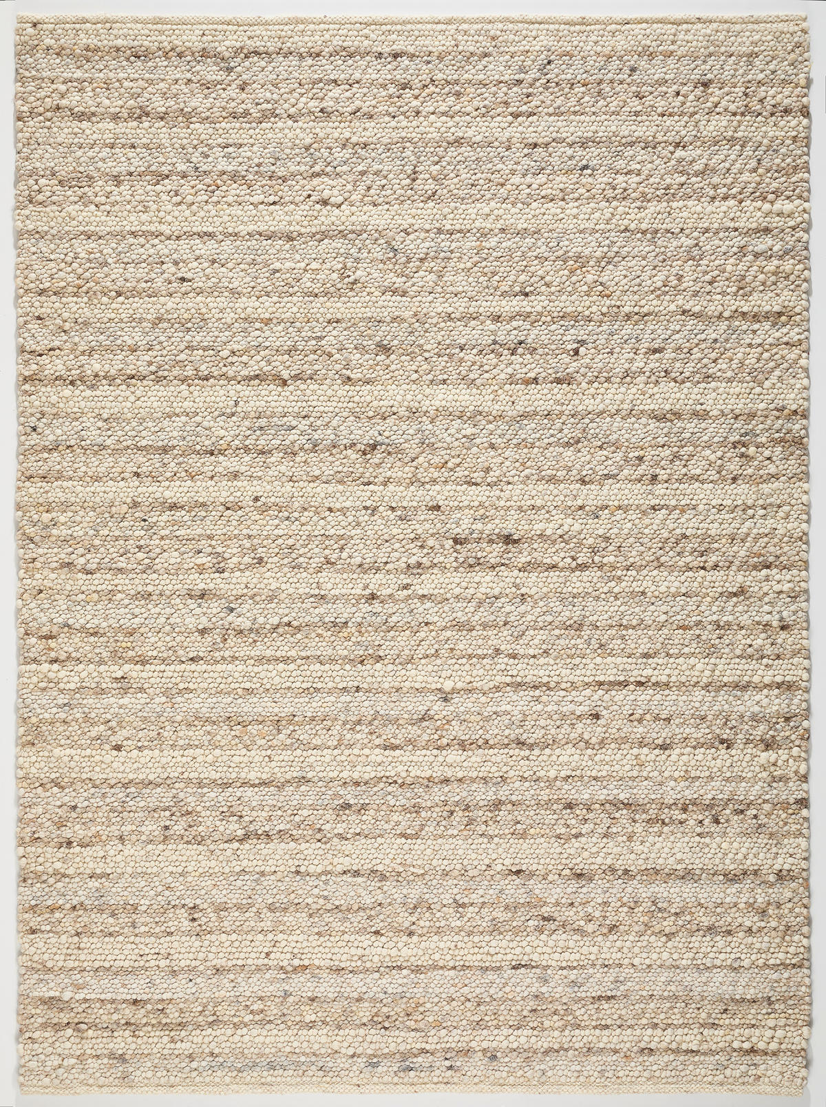 HANDWEBTEPPICH 170/230 cm Genua Greige rechteckig  - Greige, Basics, Textil (170/230cm) - Linea Natura