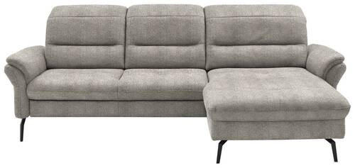 ECKSOFA in Flachgewebe Braun, Grün  - Schwarz/Braun, Konventionell, Textil/Metall (260/181cm) - Beldomo Speed