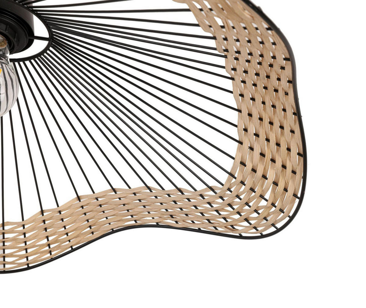 LUSTER    60/60/120 cm    - prirodna boja/crna, Osnovno, drvo/metal (60/60/120cm) - Marama
