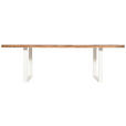 TISCHGESTELL in Metall 80/40/73 cm - Creme, Design, Metall (80/40/73cm) - Landscape